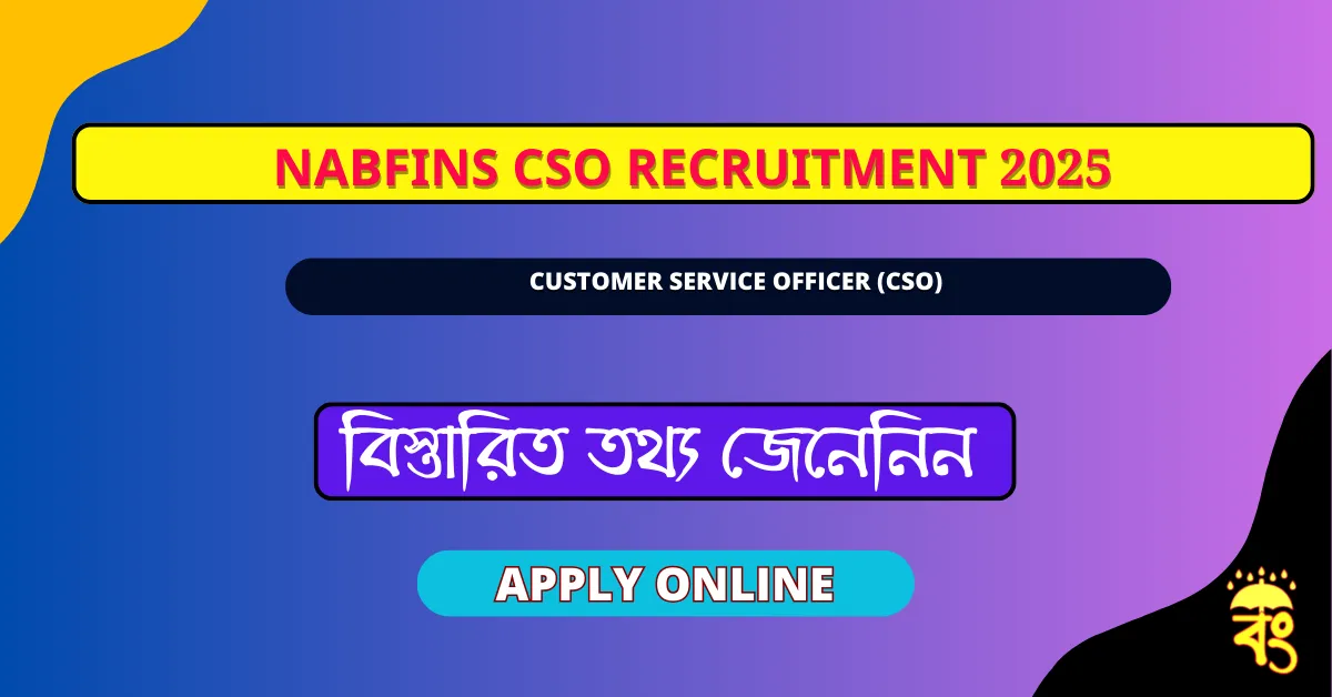 NABFINS Recruitment 2025